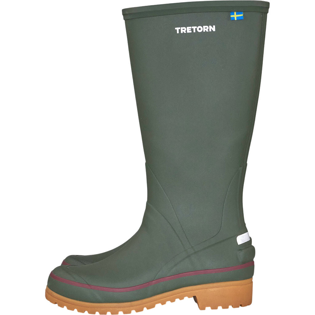 Tretorn Green Sarek 72 Rubber Wellington Boots