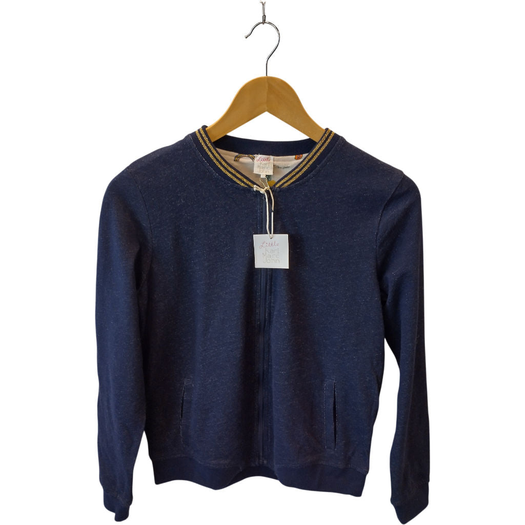 Little Karl Marc John Blue Cotton Jacket