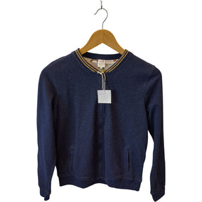 Little Karl Marc John Blue Cotton Jacket