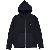Lyle & Scott Black Zip Hoodie