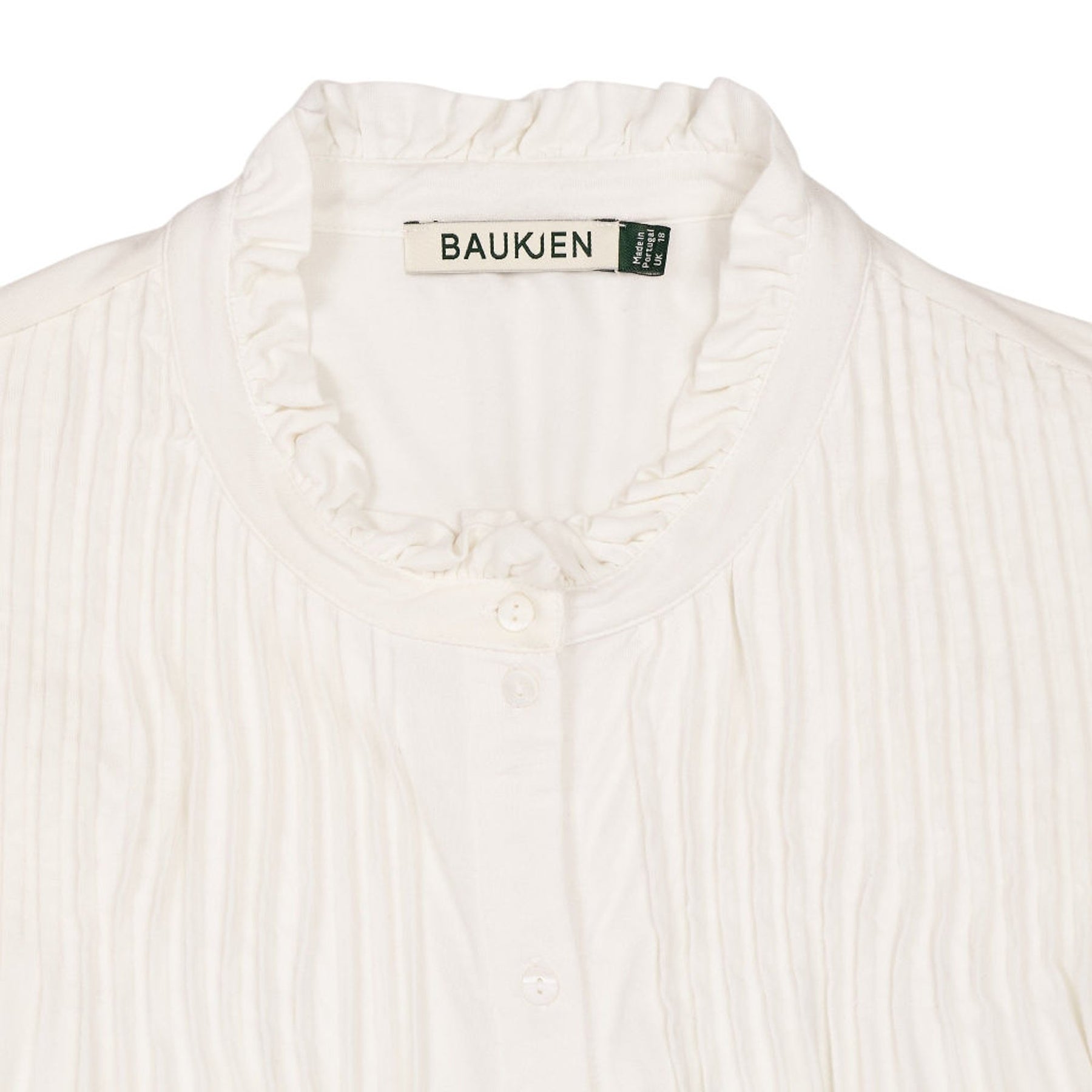 Baukjen White Ruffle Blouse
