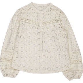 Wyse Gardenia Dawn Broderie Anglaise Top 1