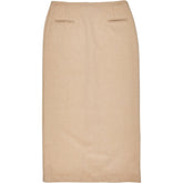 Aligne Beige Wool Skirt