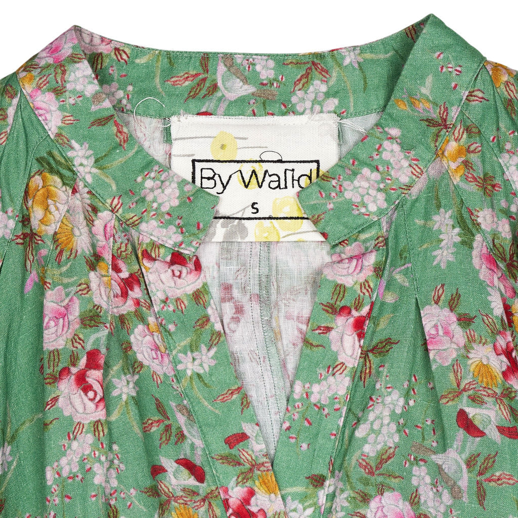 By Walid Green Floral Dress