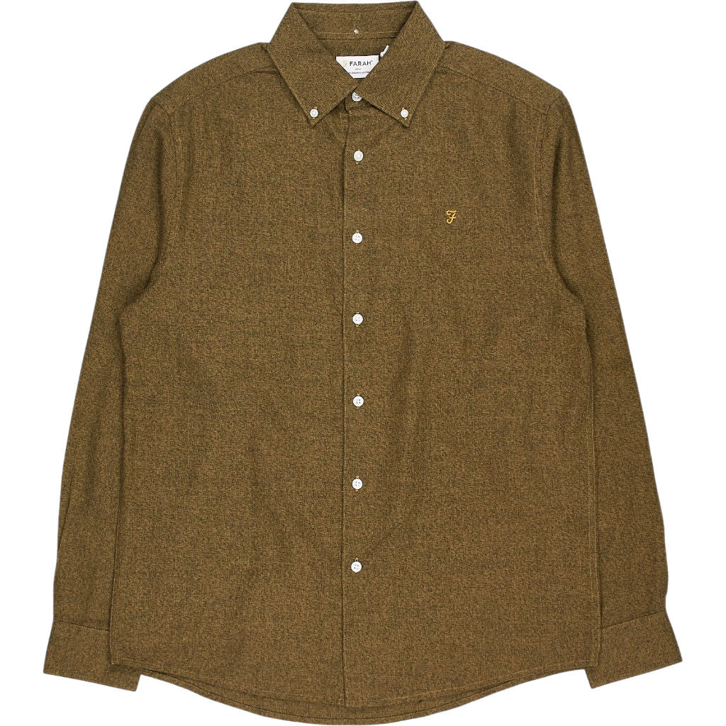 Farah Rust Yellow Ali LS Shirt