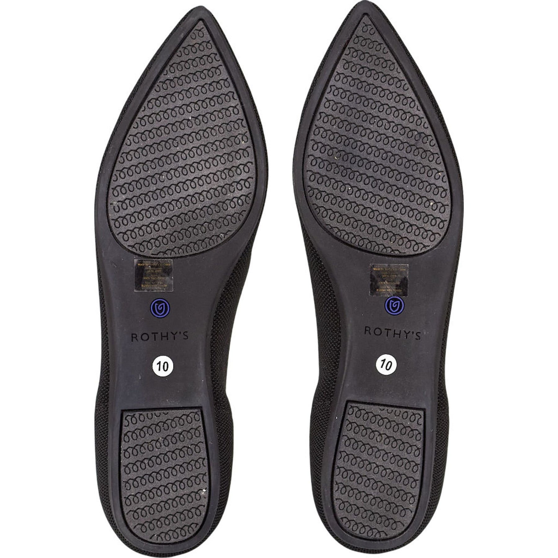 Rothy's Black Solid Flats