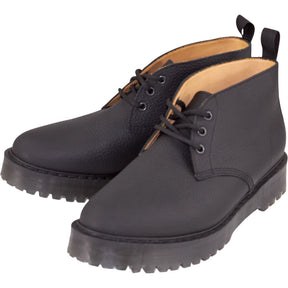 YMC Black Grain Chunky Chukka Boots