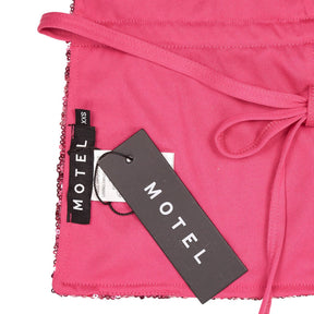 Motel Pink Sequin Runita Top