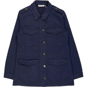 Baukjen Navy Drake Organic Cotton Utility Jacket