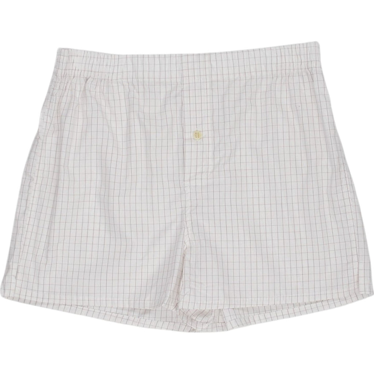 Hamilton + Hare Cream Check Boxers L