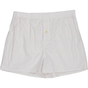 Hamilton + Hare Cream Check Boxers L