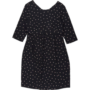 Seraphine Black Dot Print Maternity Dress