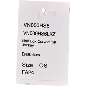 Vans Blue Half Box Curved Bill Jockey Cap
