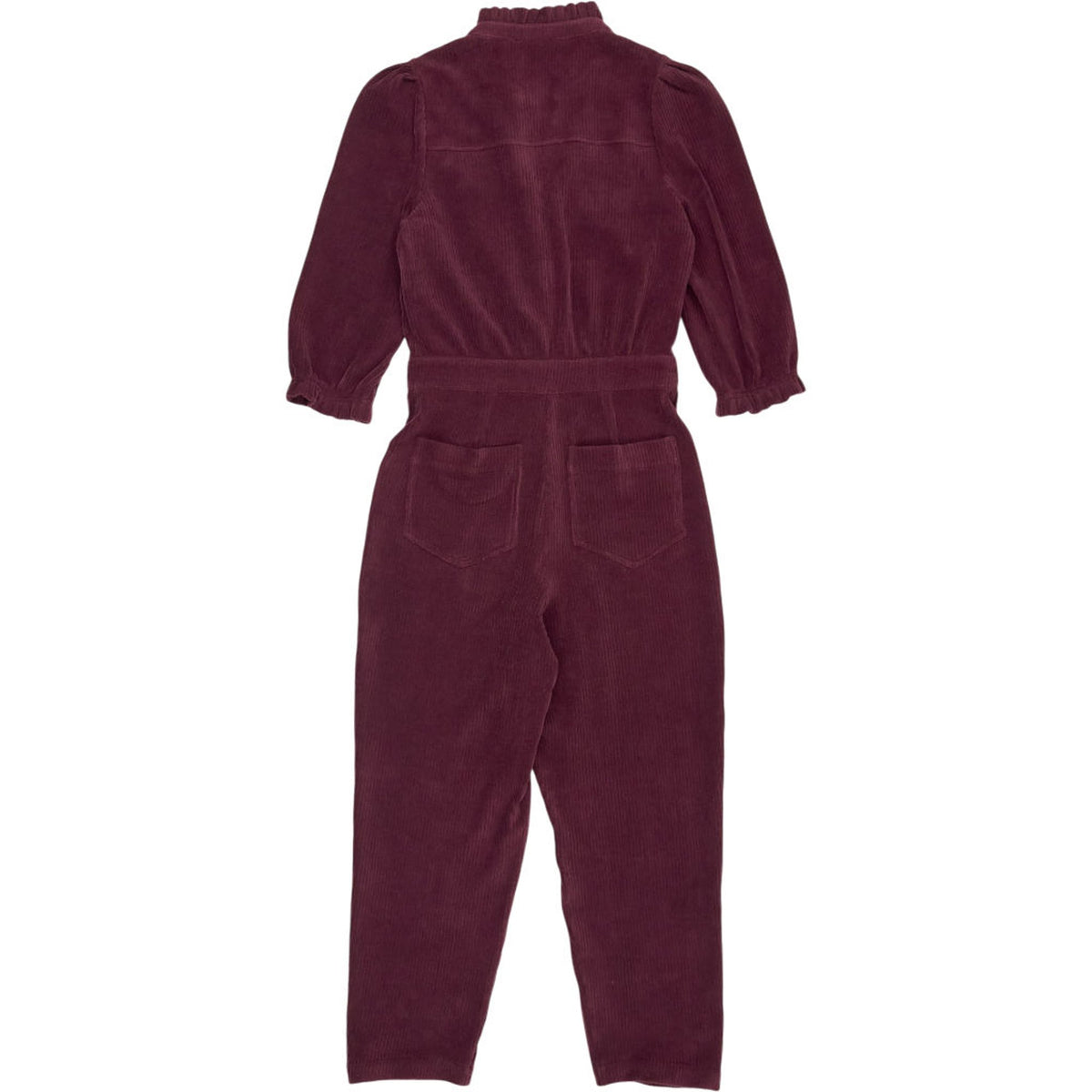 WYSE Burgundy Corduroy Jumpsuit