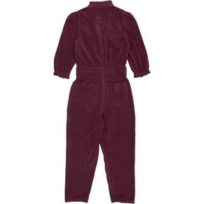 WYSE Burgundy Corduroy Jumpsuit
