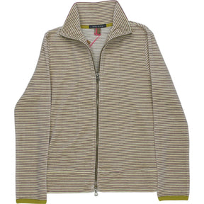 Orla Kiely Grape Velour Stripe Jacket 2, UK 10