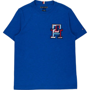 Tommy Hilfiger Blue Monogram Badge T-Shirt