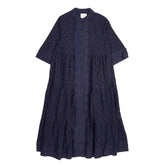 Bonté Navy Koko Schiffly Dress