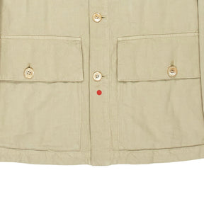 Drakes Beige Linen Jacket