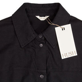 Hush Black Short Sleeve Wide Leg Jumpsuit