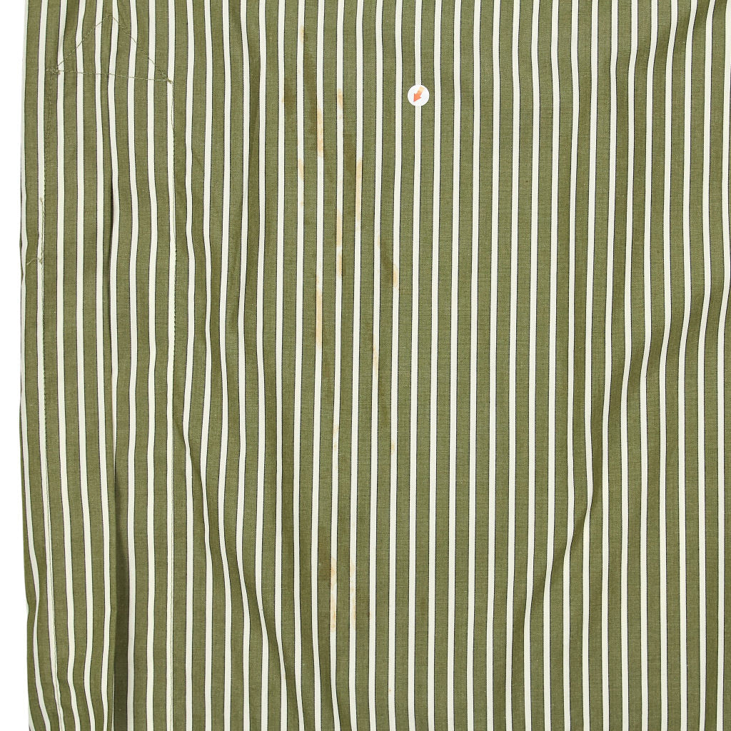 Baum und Pferdgarten Green Striped Ruffle Dress