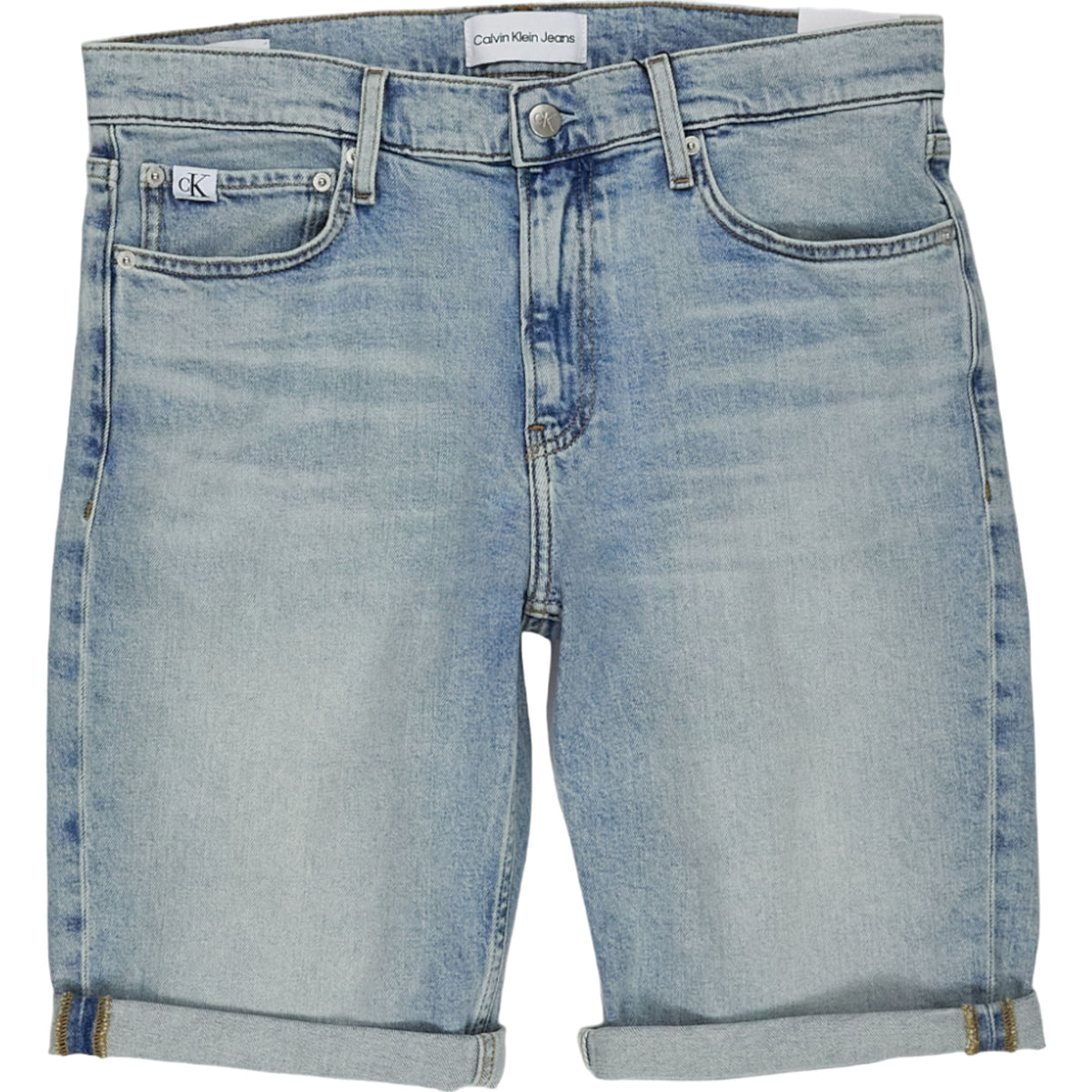 Calvin Klein Jeans Light Blue Slim Short Shorts