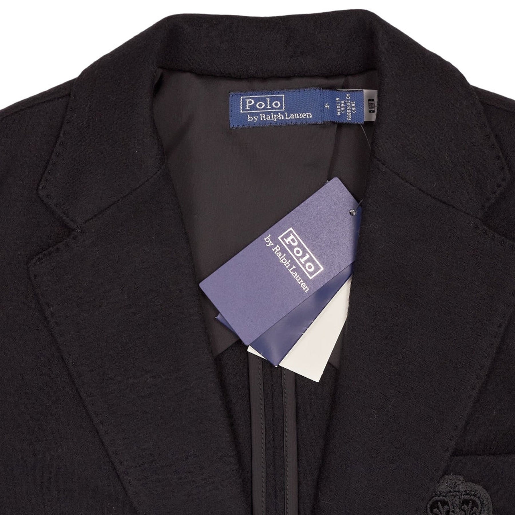 Polo Ralph Lauren Black Blazer Wool