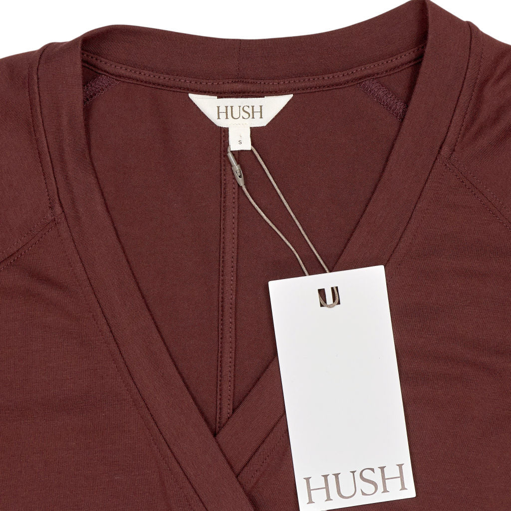 Hush Rum Raisin Drapey Raglan Cardigan
