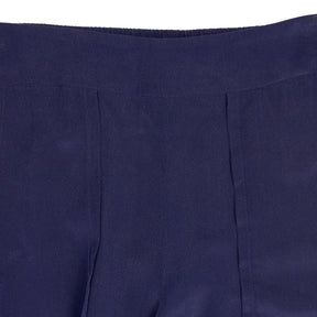 NRBY Navy Blue Silk Cargo Trousers