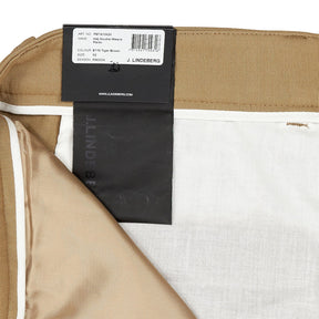 J.Lindeberg Brown Haji Double Weave Trousers