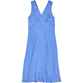 OMNES Light Blue Iris Midi Dress