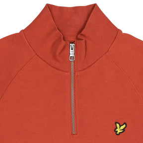 Lyle & Scott Red 1/4 Zip Sweatshirt