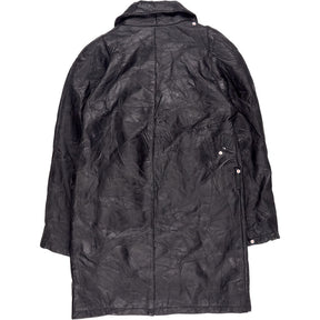 Vintage Navarre Black Leather Coat