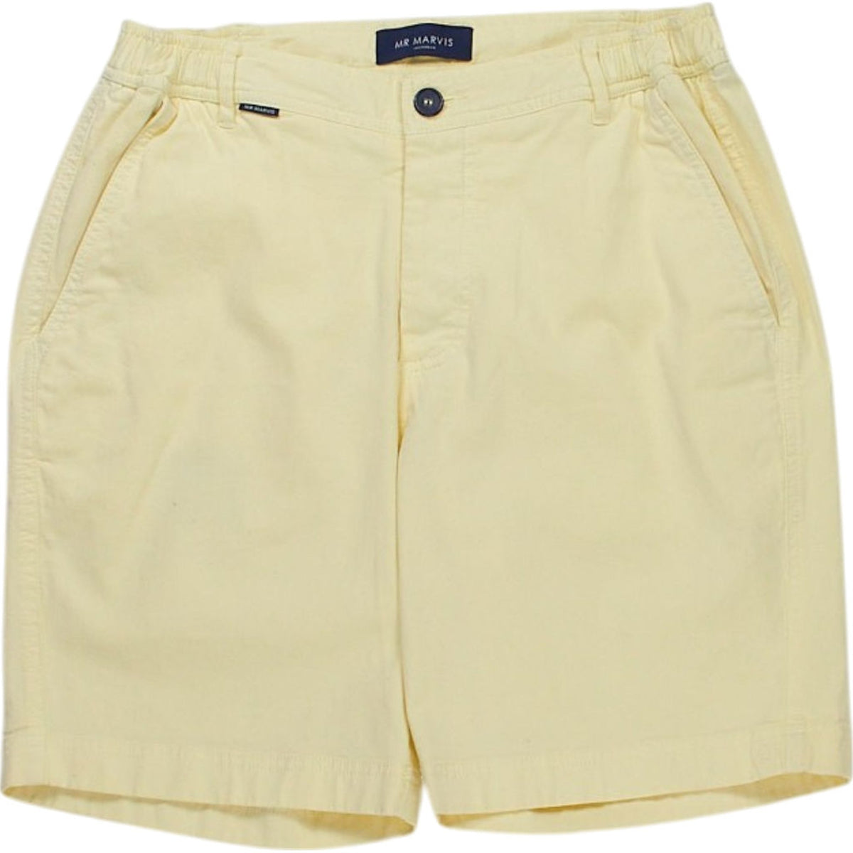 Mr Marvis Yellow Cotton Shorts