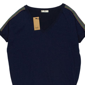 Hush Midnight Metallic Knitted Top