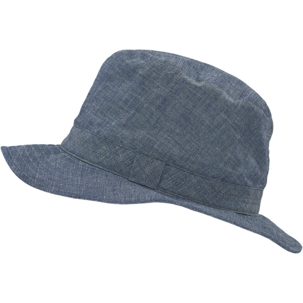 Bates Blue Cotton Bucket Hat
