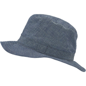 Bates Blue Cotton Bucket Hat