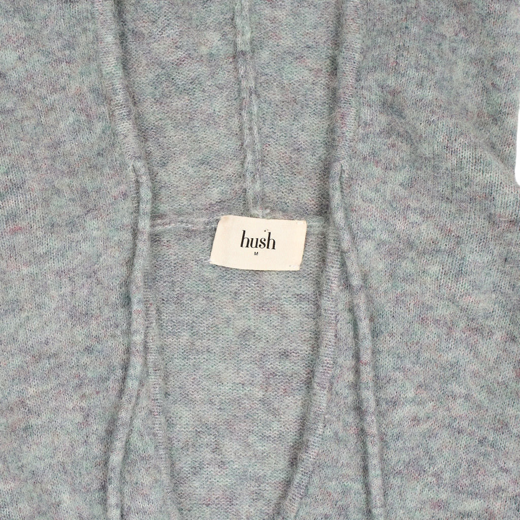Hush Grey Hooded Knit Jumper