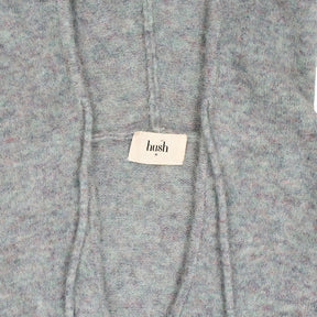 Hush Grey Hooded Knit Jumper