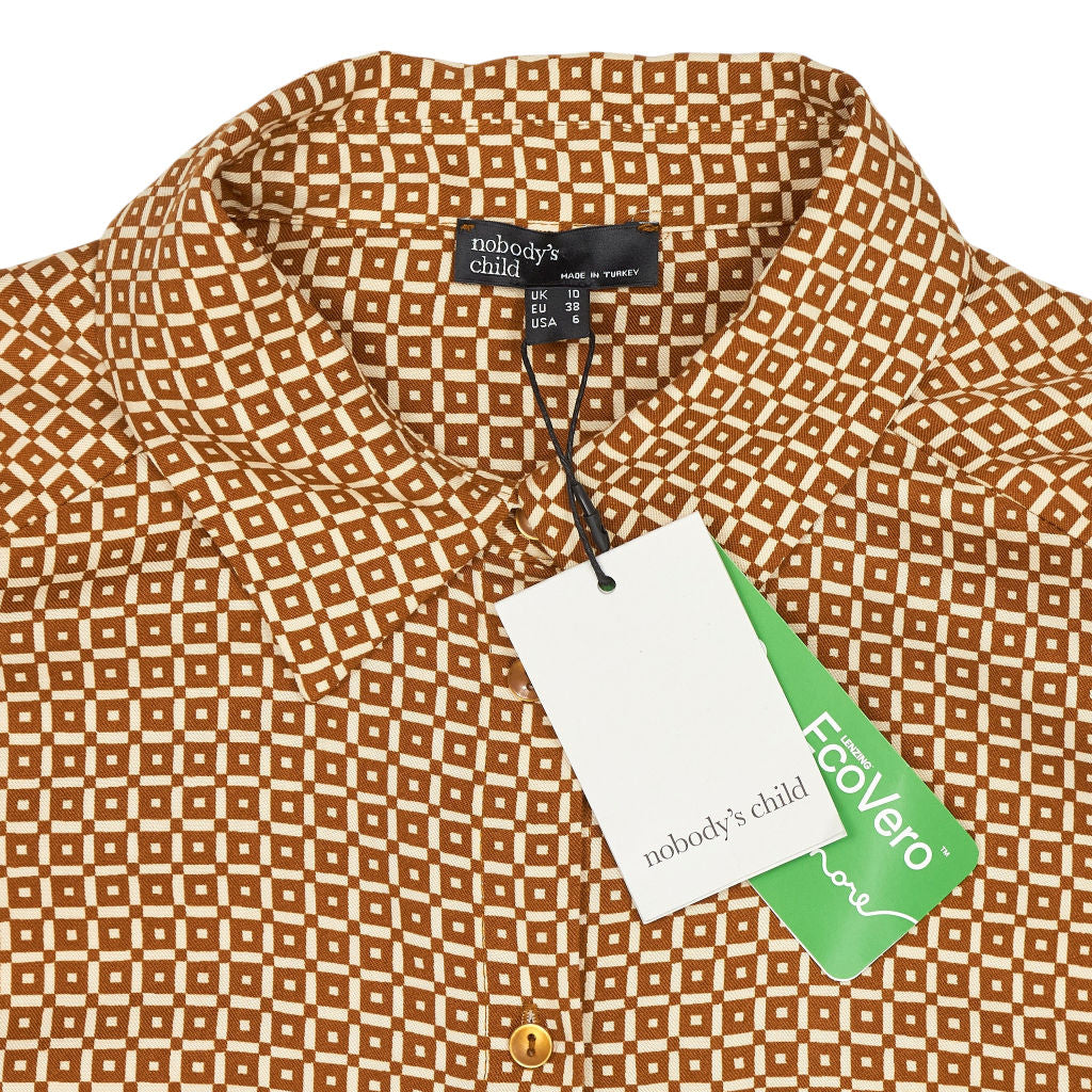 Nobody's Child Brown Viscose Narla Shirt