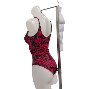 Calvin Klein Black Pink Letter Print Swimsuit