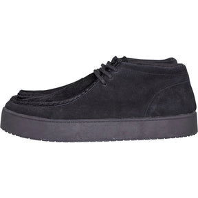 Pull & Bear Black Pony Hair Suede Wallabee Boots