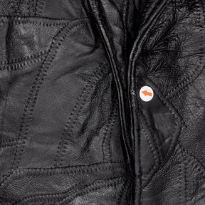 Vintage Navarre Black Leather Coat