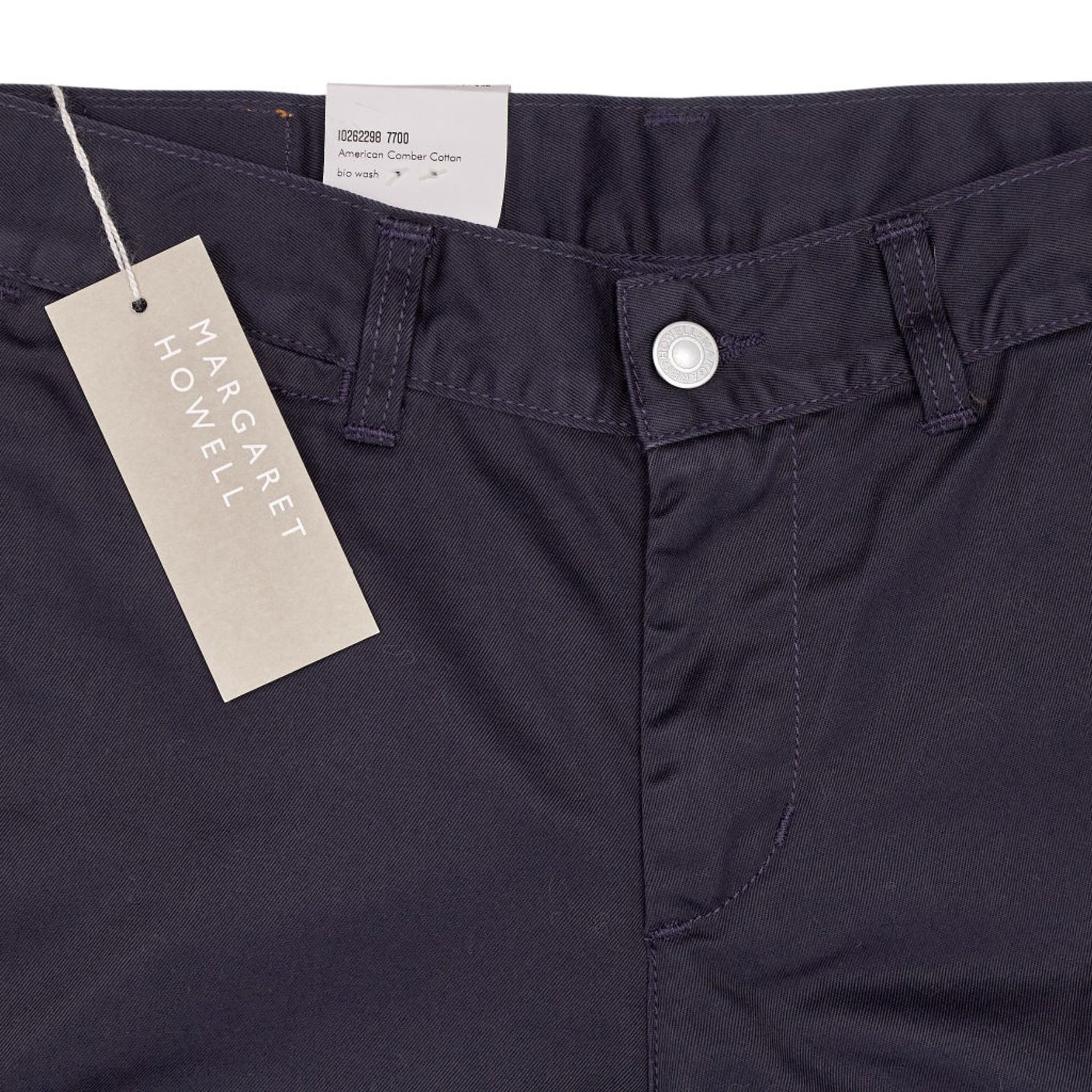 Margaret Howell X EDWIN Navy Chino Trousers