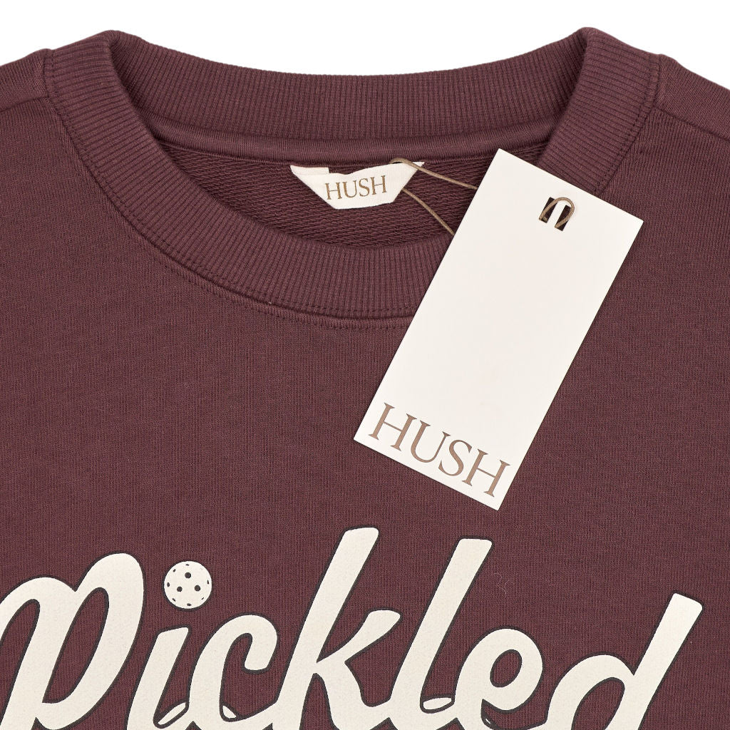 Hush Fudge Brown Pickled Graphic Sweatshirt