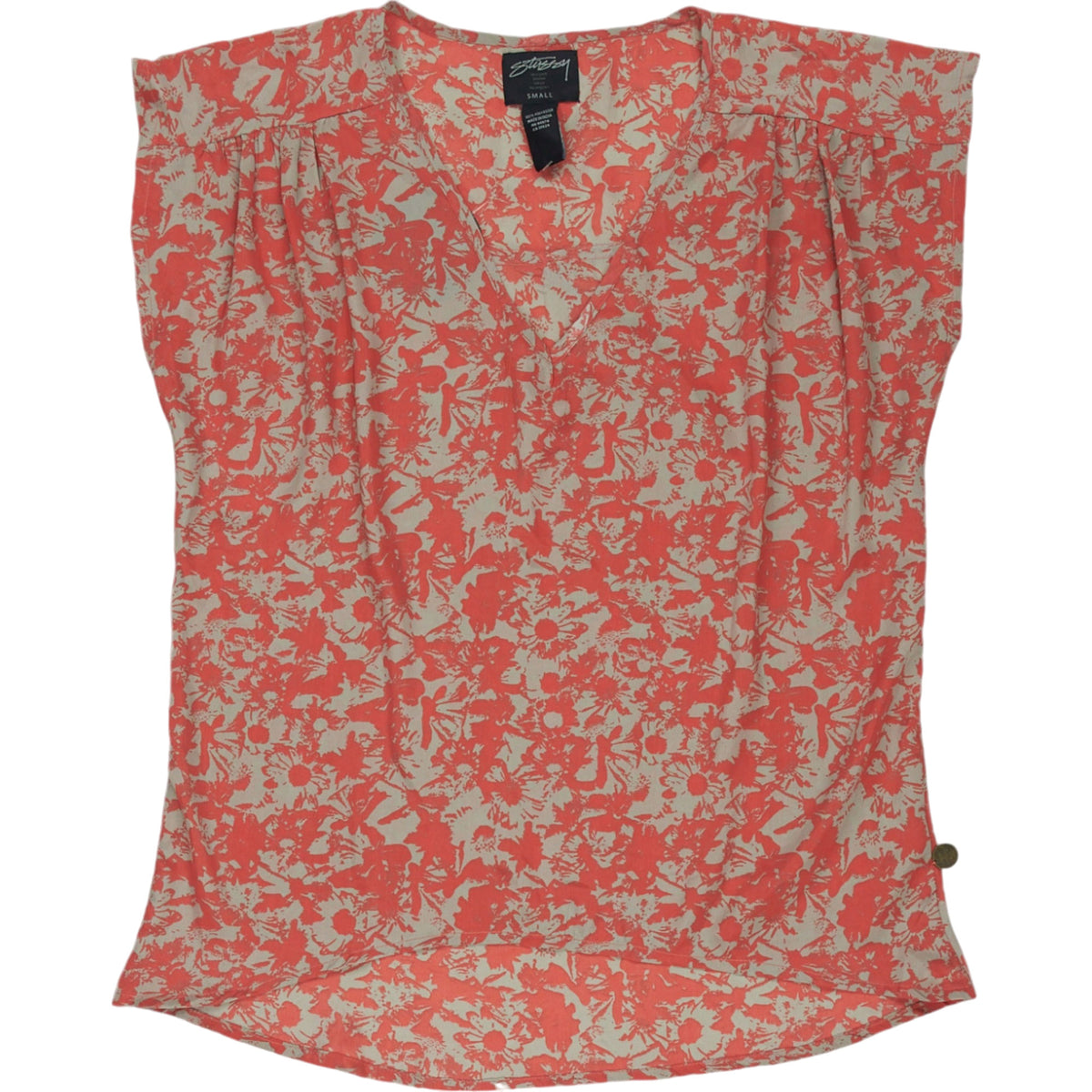 Stussy Coral Printed Blouse