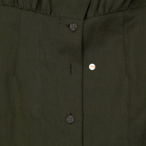 Hush Dark Green Maia Mini Utility Dress