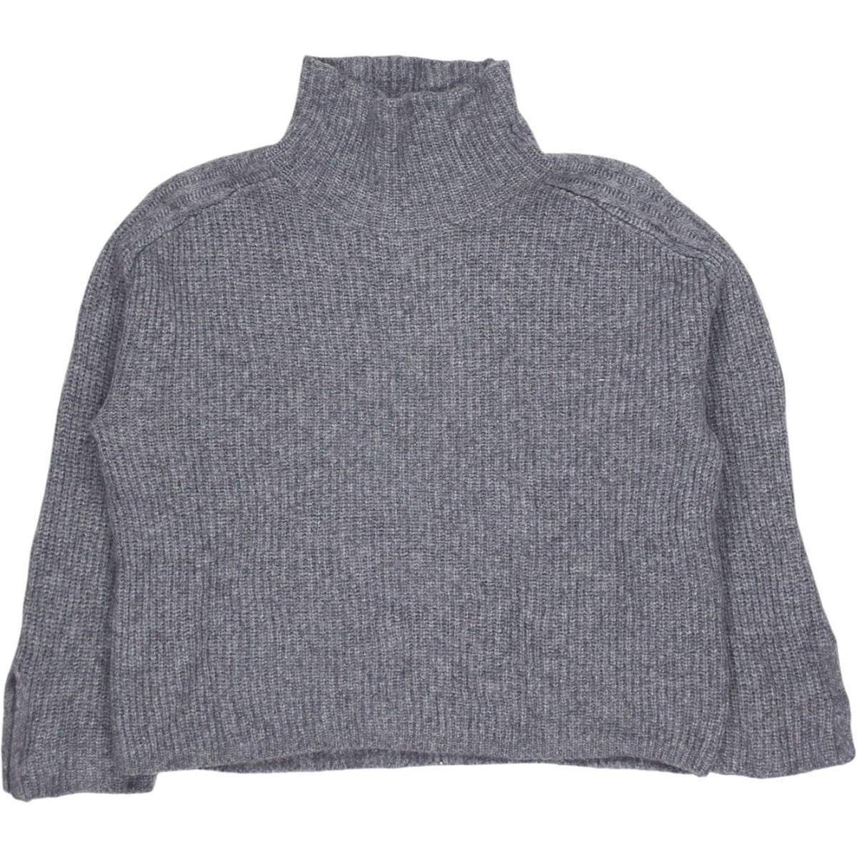 Vivere Grey Wool Blend Knit Jumper