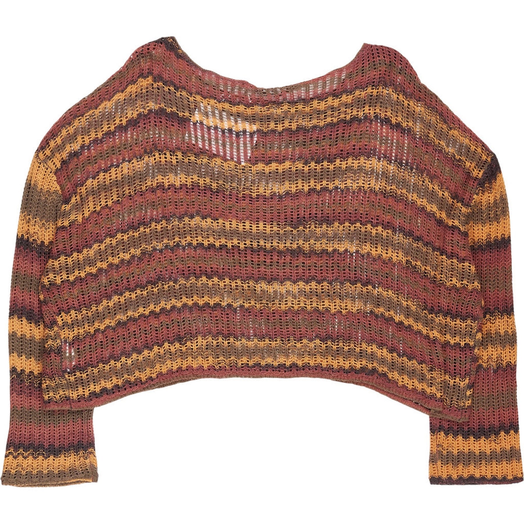 Pull & Bear Multicolour Striped Knit Jumper