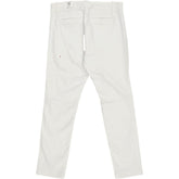 NRBY White Cotton Ankle Crop Trousers